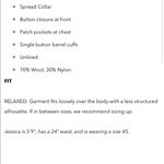 Lamarque Collection Olena Wool Shacket in Feather Gray Size XS Photo 11