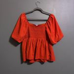 She & Sky  fit and flare crop top with fold over style chest Photo 2