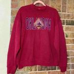 Fruit of the Loom 1996 Burgundy Oklahoma crewneck sweatshirt Photo 0