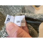 Pour Toi Green Cardigan Sweater Size XL Open Collar Lagenlook Artsy Unique Photo 8