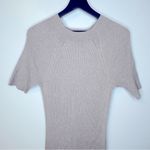 Hatch The Penelope Knit Maternity Dress in Taupe Size 2 Tan Photo 4