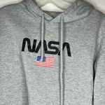 Vintage Freeze NASA Cropped Hoody Shirt‎ Gray Size M Photo 1