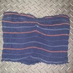 Aerie  crop tube top y2k boho casual blue Photo 0