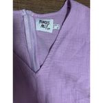 Princess Polly lavender purple gauze linen romper Photo 3