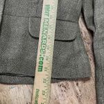 Ralph Lauren VTG  Jacket Women Olive Gold Metallic Thread Linen Herringbone 10 Photo 8