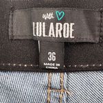 LuLaRoe Women Size 36 Blue Denim Stretch Jeans Hi Rise Magic Slimming Band 16 Photo 3