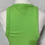 & Other Stories & Other Stories Ribbed Fitted Cropped Tank Top Green Eur Size Medium Photo 14