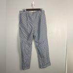 Lake two piece Poplin Piped Pants Set striped blue white size large Photo 11