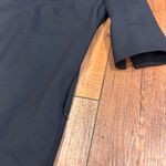 J.Crew  Womens Wool Blend Short Sleeve Cowl Neck Sheath Dress Black Size 0 Zip Up Photo 1