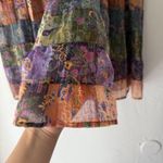 Vintage Silver Stream Skirt Womens One Size‎ Boho Floral Festival India 90s Size undefined Photo 5