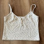 Brandy Melville  Blue Floral Top Crop Tank Photo 0