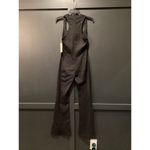 Vilanva Wide Leg Jumpsuit Square Neck Dressy One Piece Outfit Stretch Romper M Black Size M Photo 5