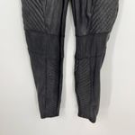 Spanx  black faux leather moto pull on slimming leggings pants classic size XL Photo 3