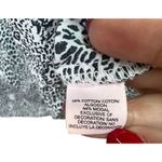 Victoria's Secret Animal Print Women's Night Gown Black White XL Photo 5