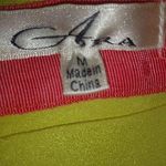 Ara M Lime Mini Skirt Workwear Yellow Size M Photo 3
