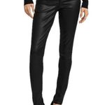 EXPRESS Super High Rise Coated Stretch Skinny Jeans Black Faux Leather Womens 27 Photo 0
