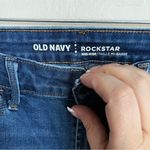 Old Navy Rockstar Mid Rise Distressed Skinny Denim Jeans Photo 5