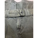 Hidden Belted Olive Green Jeans High Waist Straight Leg Denim Size 26 Photo 1