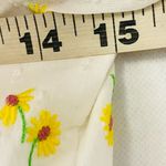 For Love & Lemons Womens Swedish Dot Embroidered Cottagecore Sunflower Dress Photo 3