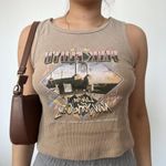 Pink Floyd Live in New York City Ribbed Cropped Graphic Band Tank Top Casual XS Photo 4