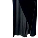 Diosa Women’s Black Backless Velvet Floor Length Dress with Slits Size Small Photo 7