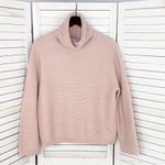 Divided H&M Cowl Neck Waffle Knit Crop Sweater Mauve Pink XS Photo 6