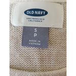 Old Navy Tank Top Sleeveless Women's Size S Oatmeal Drape Cream Shirt Bl… Photo 2