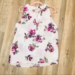 Alice Blue Floral  Simona Henley Blouse Small Photo 7