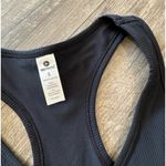 90 DEGREE by reflex vortex rib cropped sport bra 🌷 Black Photo 8