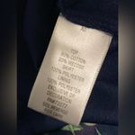 Candie's Navy Blue Sleeveless Maxi Dress With Tropical Floral Palm Leaf Details Photo 10