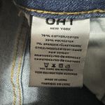 OAT New York Jeans Womens Size 2/26 Wide Leg High Rise Raw Hem Medium Wash Blue Photo 5