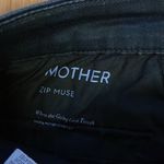 Mother Jeans x Freja zip Muse in When the going gets tough skinny black size 26 Photo 5