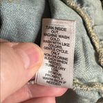 Cato  Denim Short Sleeve Jacket Raw Ruffle Hem Plus Size 3X 22/24W Photo 4