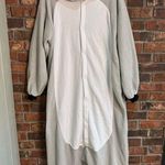 Silver Lilly womens 1 piece button up koala sleepwear costume gray XL Photo 0