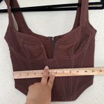 House Of CB House‎ of CB Mae Corset Top Brown NWOT size XS Photo 10