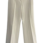 Ann Taylor  LOFT Women’s Pants Lined Size 6P Ivory With Brown & Pink‎ Stripes Photo 0