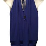 Athleta High~Low Halter Sundress Sz. S Purple Lined Removable Pads Tied Waist Photo 5