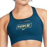 Nike Pro Swoosh Sports Bra Teal Blue Size Small DQ5252-460 Photo 1