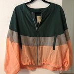 Anthropologie Colorblock Balloon Sleeve Windbreaker Photo 0