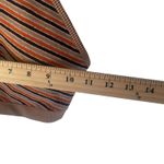 Fornia Women's Size‎ S/M Orange Brown Striped Halter Bralette Size M Photo 6