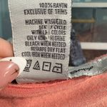 American Rag  Pink Crochet Lace Detailed Short Sleeve Blouse- Size Small Photo 3