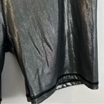 Victoria Sport NWOT Victoria Secret Sport Silver Metallic Pull On Bike Shorts Side XL Photo 6