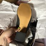 Lisa Vicky Very Sandal Black Sheep Nappa Quilted Puffer Size 8 Photo 3