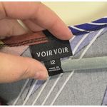 Women's Voir Voir Bright Multicolor Short Sleeve Drop Waist Round Neck Dress 12 Black Photo 5