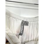 New Directions Shirt Womens Embroidered Off Shoulder Lightweight White Size Smal Photo 5