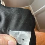 Judith And Charles Black Laine Wool Zip Bomber Jacket Leather Sleeve Size 4 Photo 7