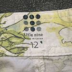 Title Nine  Skirt Womens 12 Watercolor Floral Brash Athletic Mini Cotton Green Photo 1