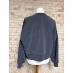 Lululemon Sweatshirt Women 8 Black Softstreme Perfectly Oversized Cropped Crew Photo 2