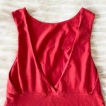 Forever 21  Red High Neck Open Back Mini Dress Sz M Photo 9