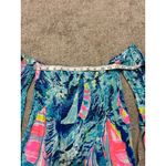 Lilly Pulitzer Sparkling Blue Hey Bay Bay Sailboats Trina Beach Dress Small Photo 4